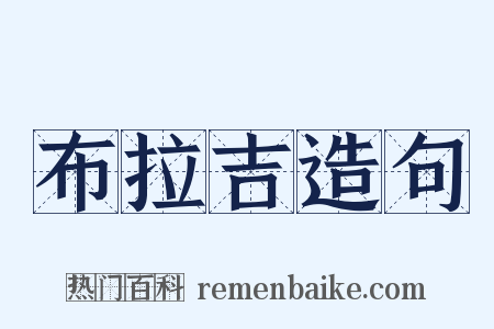 布拉吉造句是什么意思的图片